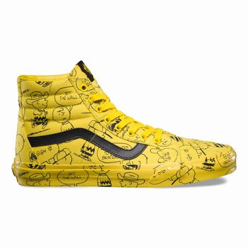 Vans X Peanuts SK8-Hi Reissue - Miesten Korkeavartiset tennarit - Ruskea